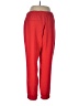 J.Crew 100% Polyester Solid Red Track Pants Size 12 - photo 2