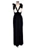 Robin Piccone Solid Black Jumpsuit Size M - photo 2