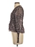 Intermix 100% Silk Brown Long Sleeve Silk Top Size S - photo 5