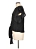 Monteau Black Short Sleeve Blouse Size L - photo 5