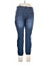 d.jeans Solid Blue Jeans Size 14 - photo 2