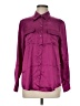 Kasper 100% Polyester Burgundy Long Sleeve Blouse Size M (petite) - photo 1