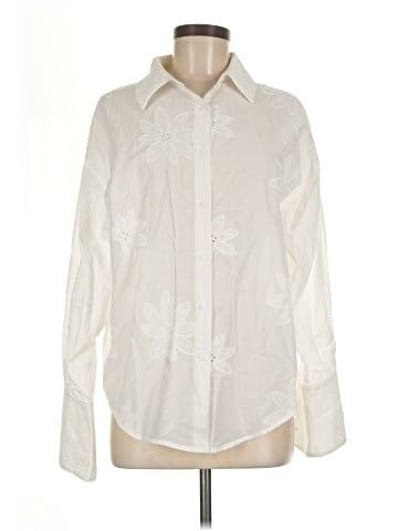 Line & Dot Long Sleeve Blouse (view 1)