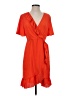 Vero Moda 100% Polyester Orange Cocktail Dress Size XS - photo 1
