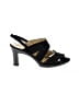 Charles Jourdan 100% Leather Black Sandals Size 7 - photo 1