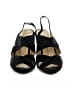 Charles Jourdan 100% Leather Black Sandals Size 7 - photo 2