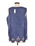 Soft Surroundings Blue Sleeveless Blouse Size XL - photo 2