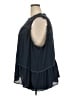 ModCloth 100% Polyester Blue Sleeveless Blouse Size 4X - photo 5