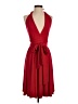 Moda International Solid Red Cocktail Dress Size S - photo 1