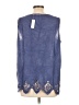 Soft Surroundings Blue Sleeveless Blouse Size XL - photo 2