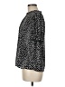 THML Polka Dots Black Short Sleeve Blouse Size M - photo 5