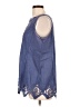 Soft Surroundings Blue Sleeveless Blouse Size XL - photo 5