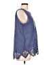 Soft Surroundings Blue Sleeveless Blouse Size XL - photo 4