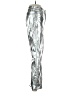 Gap 100% Polyester Metallic Silver Casual Pants Size 0 (petite) - photo 4
