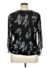 Jkara 100% Polyester Black 3/4 Sleeve Blouse Size 1X - photo 2