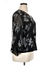 Jkara 100% Polyester Black 3/4 Sleeve Blouse Size 1X - photo 4