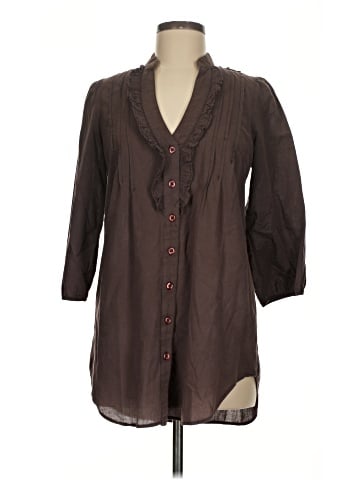 Odille 3/4 Sleeve Button-Down Shirt (view 1)
