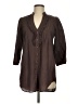 Odille 100% Cotton Brown 3/4 Sleeve Button-Down Shirt Size 6 - photo 1