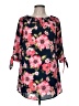Love J 100% Polyester Pink 3/4 Sleeve Blouse Size M - photo 1