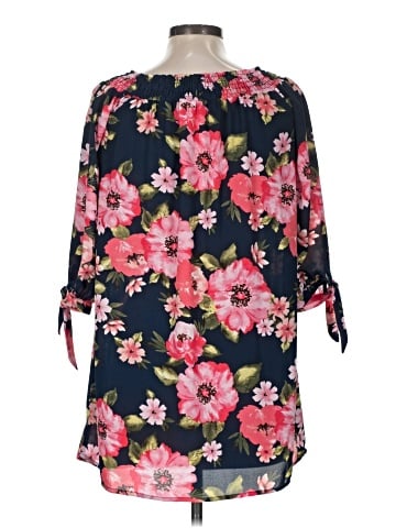 Love J 3/4 Sleeve Blouse (view 2)