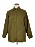 Avenue 100% Polyester Solid Green 3/4 Sleeve Blouse Size 14 Plus - photo 1