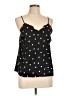 Monteau 100% Polyester Black Sleeveless Blouse Size L - photo 1
