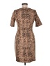 Lands' End Animal Print Brown Cocktail Dress Size 6 (petite) - photo 2