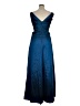 Assorted Brands 100% Polyester Blue Cocktail Dress Size 14 - photo 2