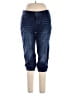 Faded Glory Solid Blue Jeans Size 16 - photo 1
