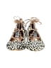 Halogen 100% Leather Animal Print Ivory Flats Size 7 1/2 - photo 2