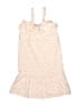 Tea 100% Cotton Polka Dots Tan Dress Size 4 - photo 1