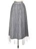 GRL Checkered-gingham Gray Casual Skirt Size M - photo 2