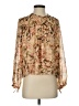 Wilfred 100% Polyester Brown Long Sleeve Blouse Size XXS - photo 1