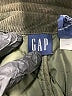 Gap 100% Polyester Argyle Green Coat Size S - photo 6