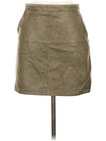 Shinestar Faux Leather Skirt (view 1)