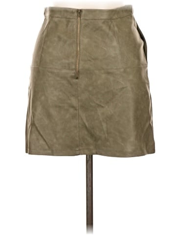 Shinestar Faux Leather Skirt (view 2)
