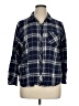 Well Worn Plaid Blue 3/4 Sleeve Button-Down Shirt Size XL - photo 1