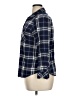 Well Worn Plaid Blue 3/4 Sleeve Button-Down Shirt Size XL - photo 5