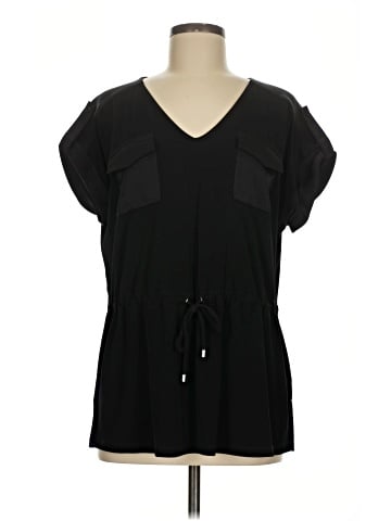 Calvin Klein Short Sleeve Blouse (view 1)