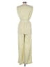 Derek Lam 100% Polyester Hearts Yellow Jumpsuit Size EU (IT) 44 / US 8 - photo 2