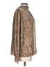 CeCe 100% Polyester Animal Print Brown Long Sleeve Blouse Size L - photo 4