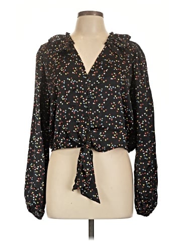 Topshop Long Sleeve Blouse (view 1)