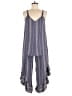Japna 100% Rayon Chevron-herringbone Blue Jumpsuit Size S - photo 1