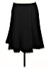 George Solid Black Formal Skirt Size 12 - photo 2