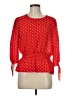 Wishful Park 100% Polyester Red 3/4 Sleeve Blouse Size M - photo 1