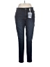 Democracy Argyle Blue Jeans Size 14 - photo 1