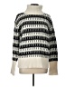 Theory Houndstooth Ivory Pullover Sweater Size L - photo 1