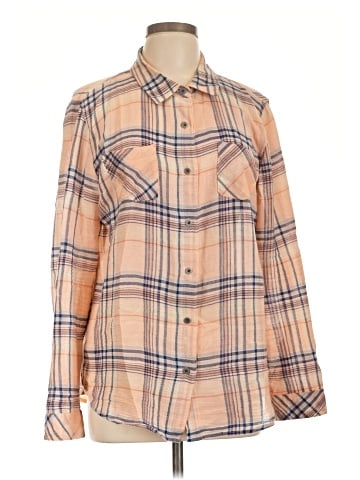 Ruff Hewn Long Sleeve Button-Down Shirt (view 1)