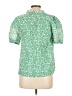 Boden 100% Cotton Green Short Sleeve Blouse Size 10 - photo 2