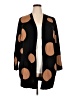 Chico's Polka Dots Brown Cardigan Size XXL (4) - photo 1